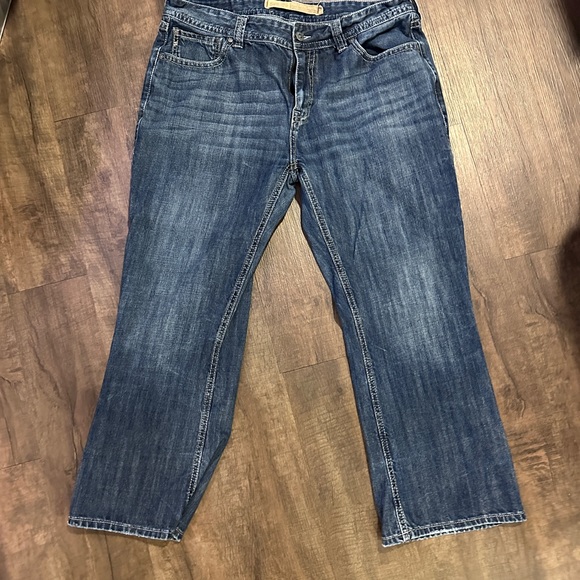 Rock and Roll Denim double barrel boot cut jeans. 40x30 - Picture 1 of 8